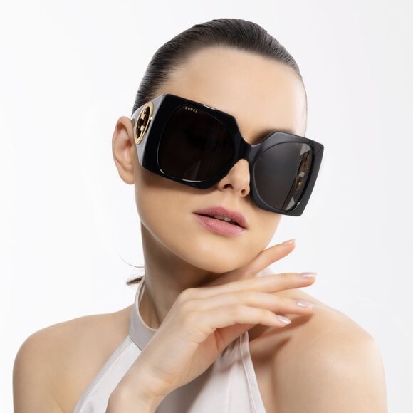 NEW GUCCI OVERSIZED WOMEN SUNGLASSES GUCCI main image 5